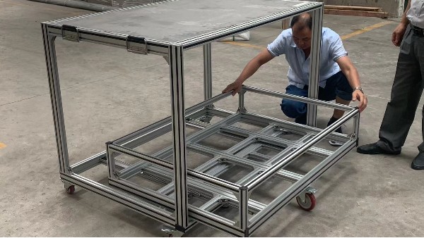 鋁型材移動設備桌 鋁型材移動設備桌